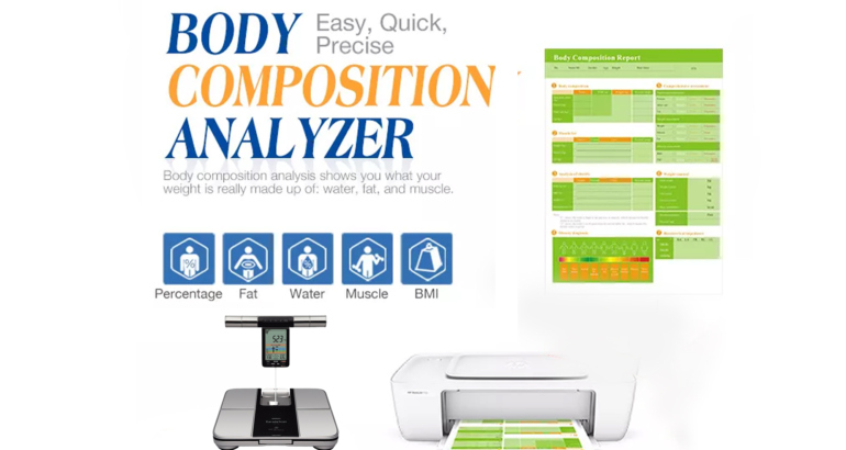 Body Composition Analysis  to calculate % of body fat